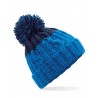 Winter hat - mod. B437:Azure Blue, 100% acrylic, Oxford Navy, One Size